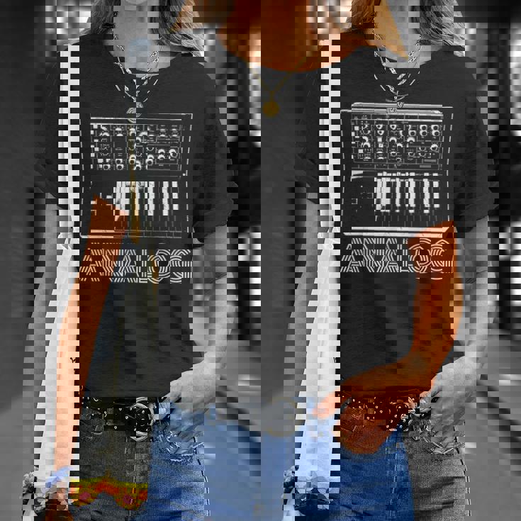 アナログシンセサイザー 音楽用シンセサイザー キーボード Tシャツ 彼女への贈り物