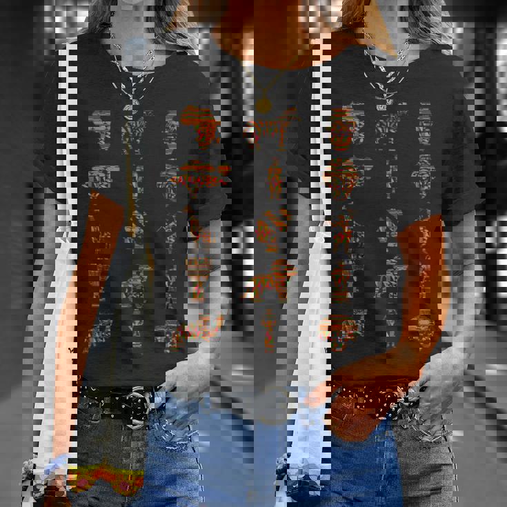 アフリカ ケンテ パターン シンボル アフリカ ケンテ パターン ガーナ Tシャツ 彼女への贈り物