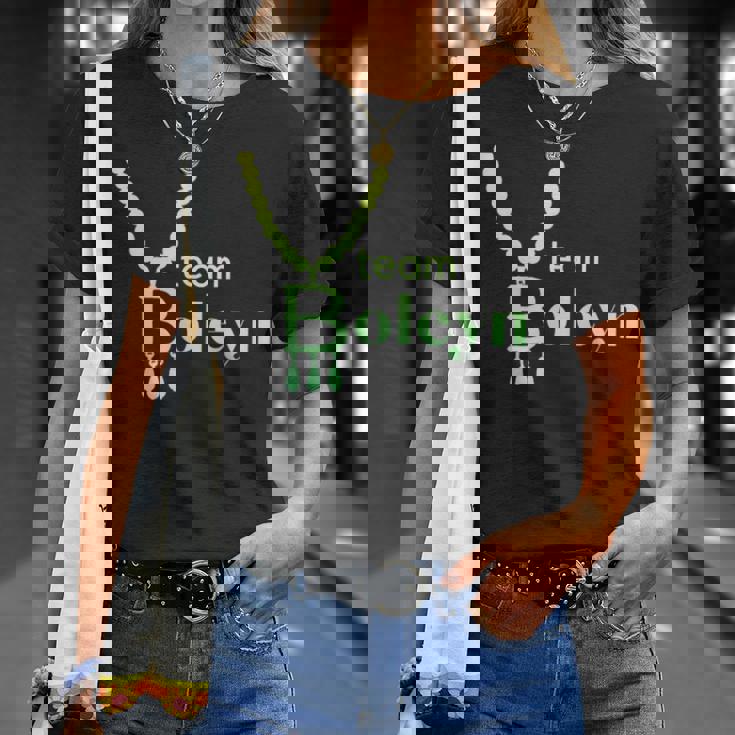 アン・ブーリン B ネックレス チーム ブーリン ヘンリー8世の6人の妻 Tシャツ 彼女への贈り物