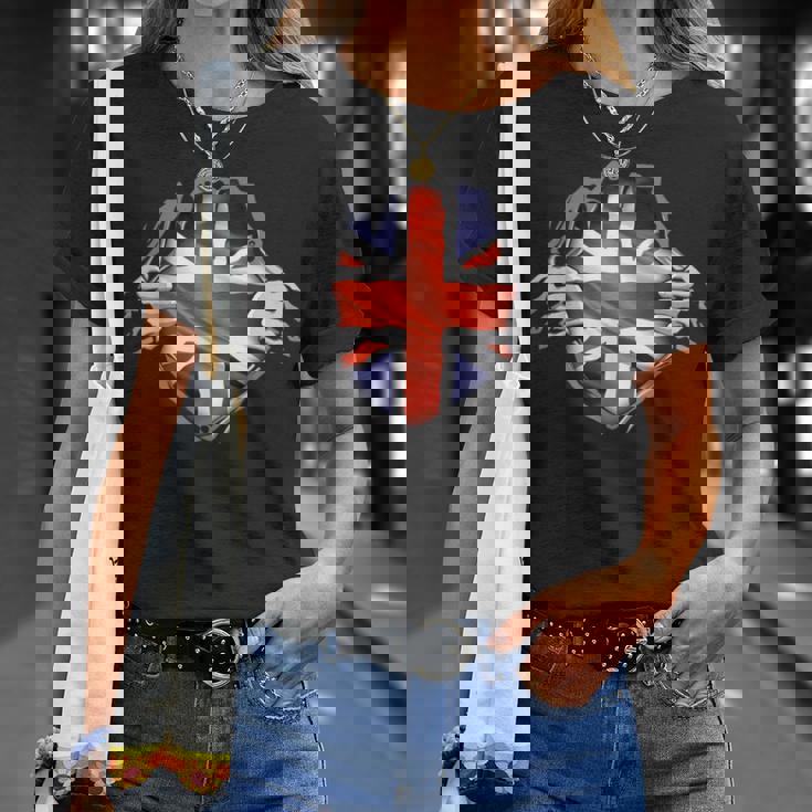 イギリス 愛国心 イギリス国旗 ユニオンジャック イギリス帝国 Tシャツ 彼女への贈り物