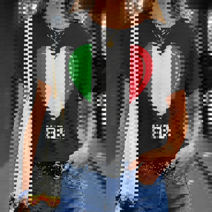 イタリア国旗シャツ Tシャツ 彼女への贈り物