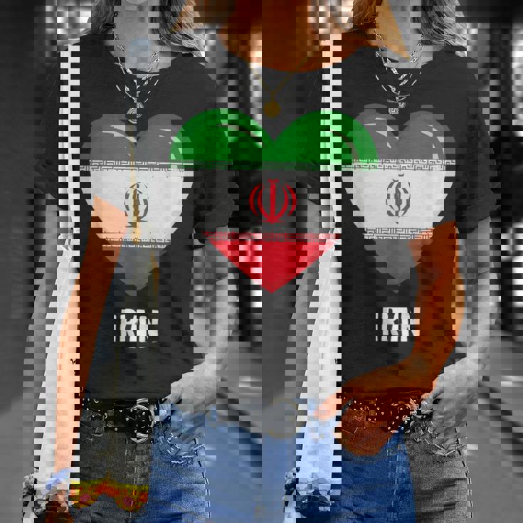 イラン国旗シャツ Tシャツ 彼女への贈り物