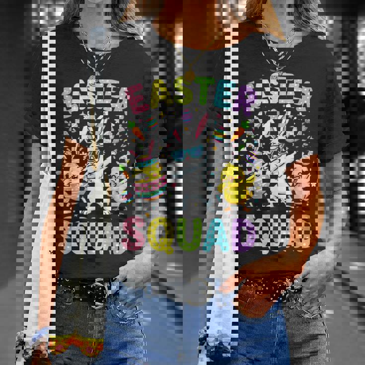 イースター隊 ハッピー イースターデー エッグ うさぎ ウサギ お祝い Tシャツ 彼女への贈り物