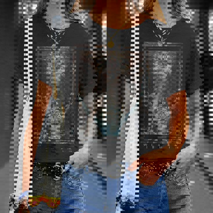 ウィリアム・ブレイク 赤い竜と海から来た獣 William Blake Red Dragon Beastea Tシャツ 彼女への贈り物