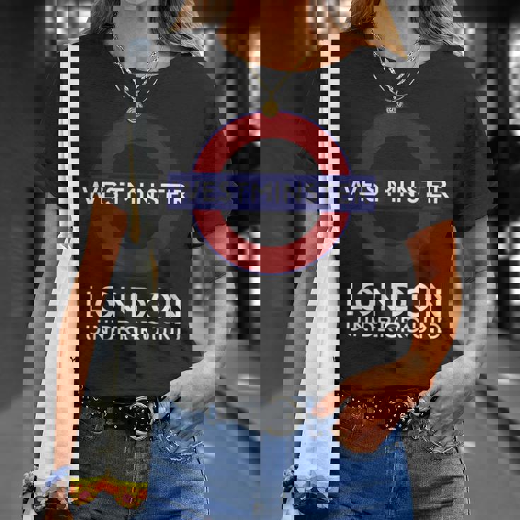 ウェストミンスター ロンドン地下鉄 Tシャツ 彼女への贈り物