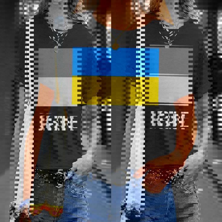 ウクライナの国旗 Tシャツ 彼女への贈り物
