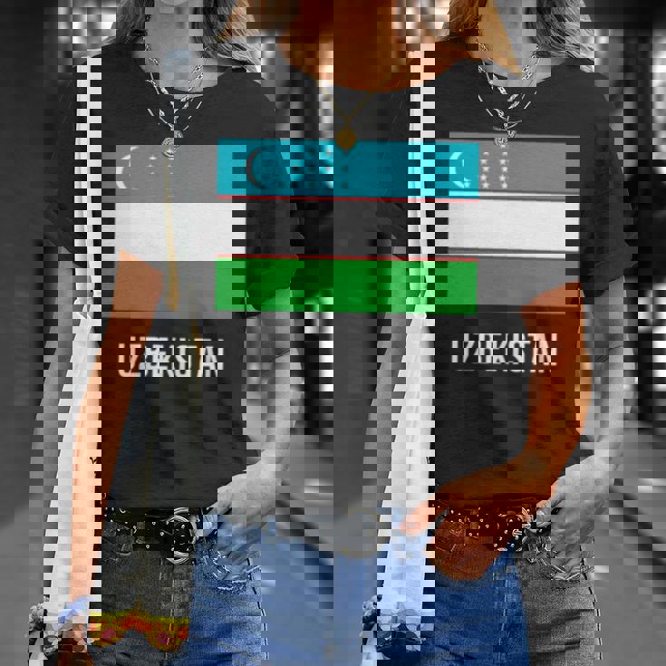 ウズベキスタン ウズベキスタン国旗 長袖tシャツ Tシャツ 彼女への贈り物