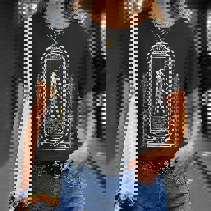 エジプト神 トート目 ホルスの目 エジプト アンク ファラオ Tシャツ 彼女への贈り物