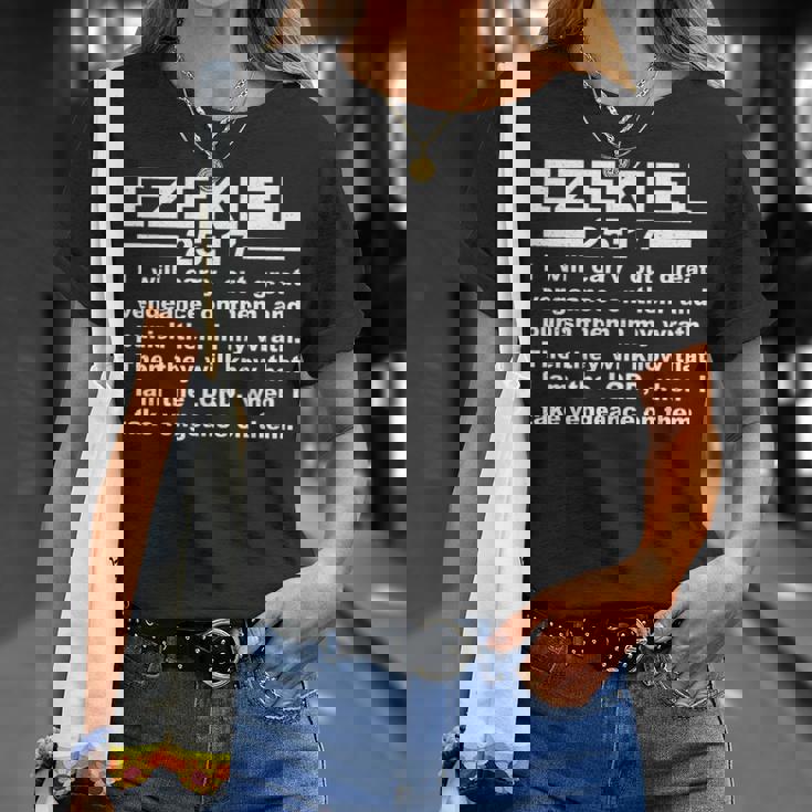 エゼキエル書第25章17節 長袖tシャツ Tシャツ 彼女への贈り物