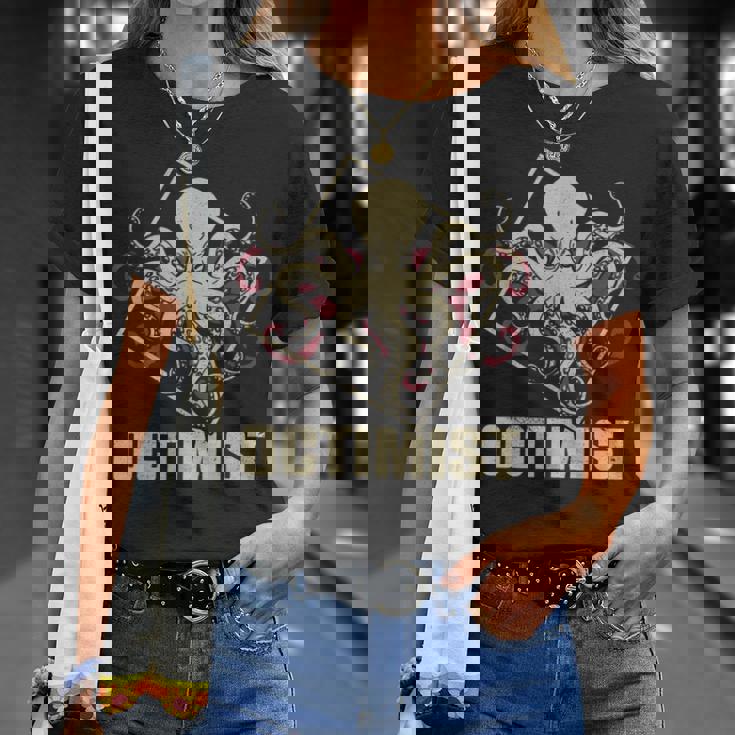 オクチミスト タコ オクトパス クラーケン イカ Tシャツ 彼女への贈り物