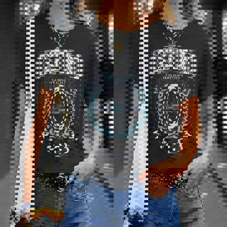 オックスフォード大学ラグビーアカデミック大学スポーツpafi860。 Tシャツ 彼女への贈り物