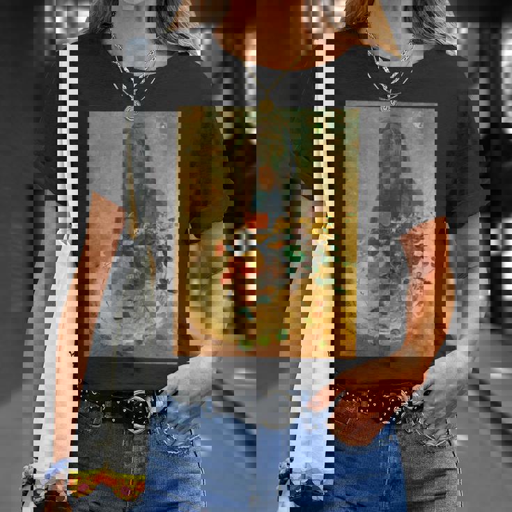 オディロン・ルドンによるミステリー Tシャツ 彼女への贈り物