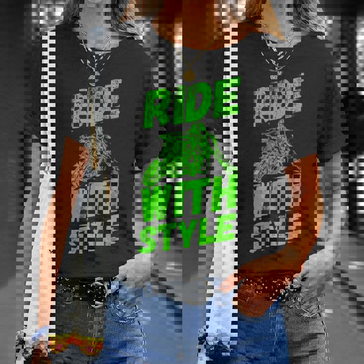 オートバイファンのためのスタイルヴィンテージ引用で乗る Tシャツ 彼女への贈り物