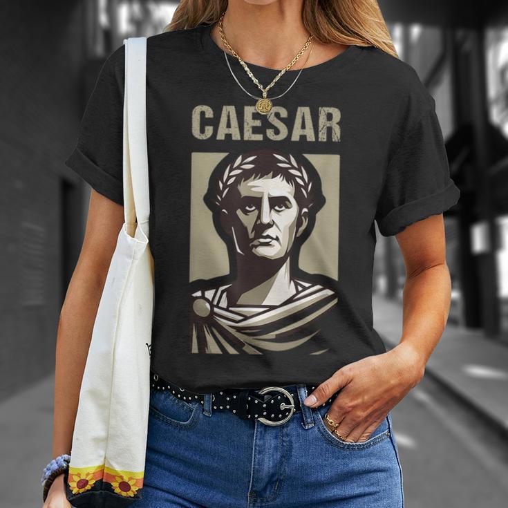 カエサル 古代ローマ ガイウス・ユリウス・カエサル ローマの歴史 Tシャツ 彼女への贈り物