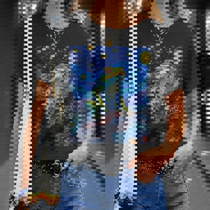 カエルキャッチャー 男の子 女の子 カエルハンター ゴッホ カエル Tシャツ 彼女への贈り物