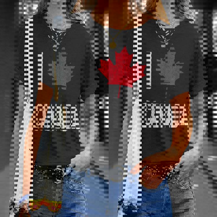 カナダ お土産 I Love Canada Tシャツ 彼女への贈り物