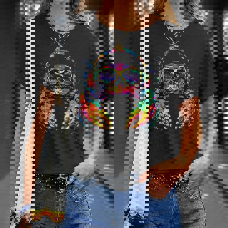 カニ カニ 甲殻類 カニ シアワガニ ザリガニ スイートクラブ 長袖tシャツ Tシャツ 彼女への贈り物