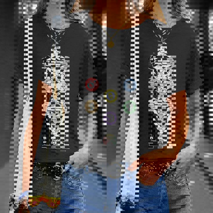 カバラの生命の樹図 Tシャツ 彼女への贈り物