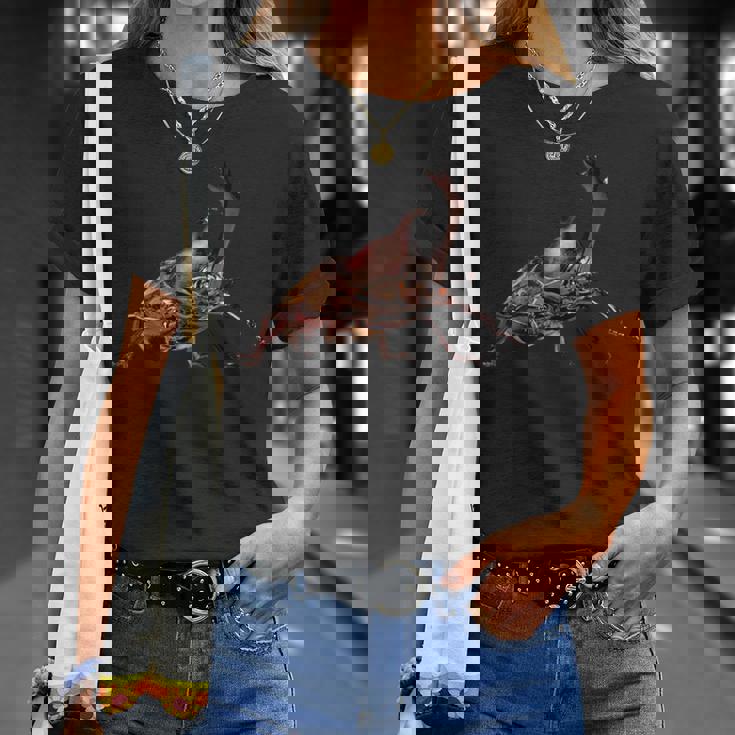 カブトムシの肖像画 Tシャツ 彼女への贈り物