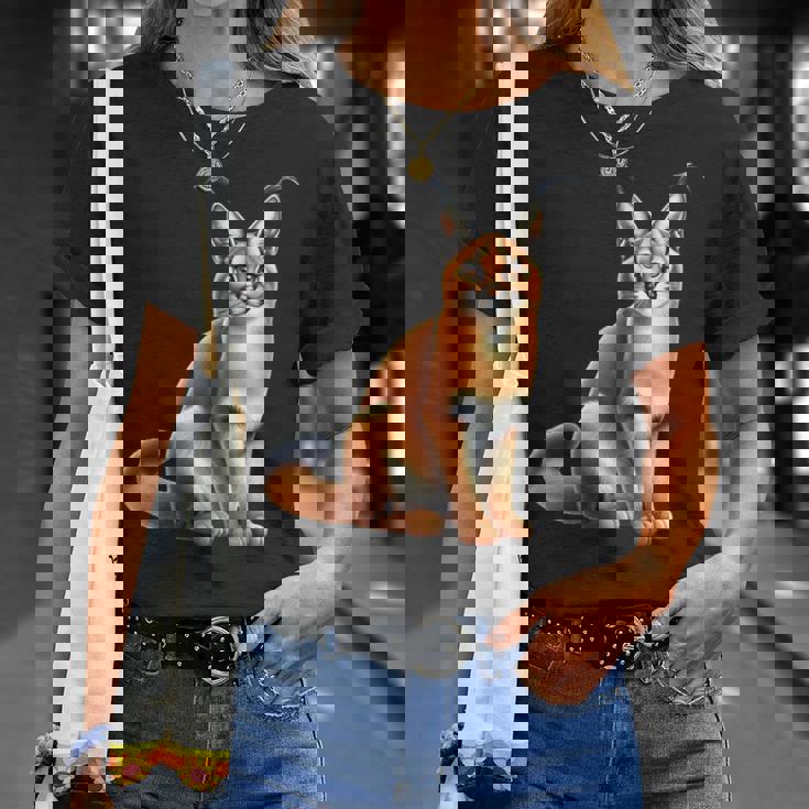 カラカルリンクス Tシャツ 彼女への贈り物