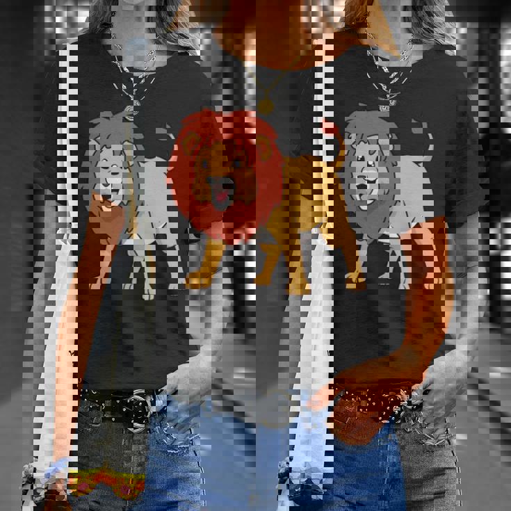 カワイイライオン 長袖tシャツ Tシャツ 彼女への贈り物