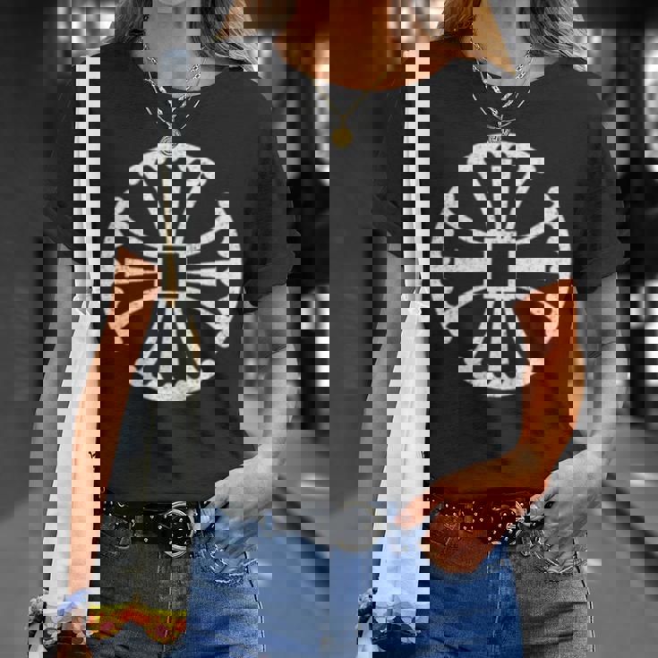 カンタベリークロスシンボル 長袖tシャツ Tシャツ 彼女への贈り物