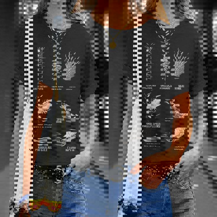 カンブリア紀 生き物 化石 古美術 進化 科学 恋人 Tシャツ 彼女への贈り物