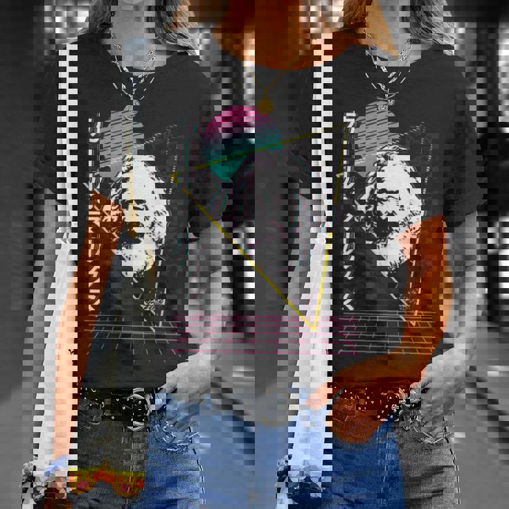 カール・マルクス 共産主義 共産主義 ヴェイパーウェーブ 美学 レトロ 80年代 Tシャツ 彼女への贈り物