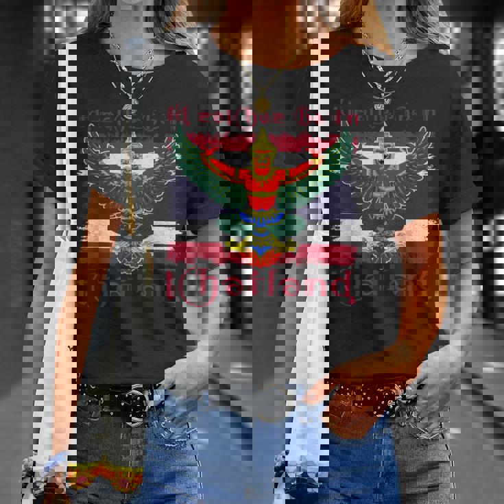 ガルーダ タイ タイ ジャカルタ 精神性 観光客 Tシャツ 彼女への贈り物