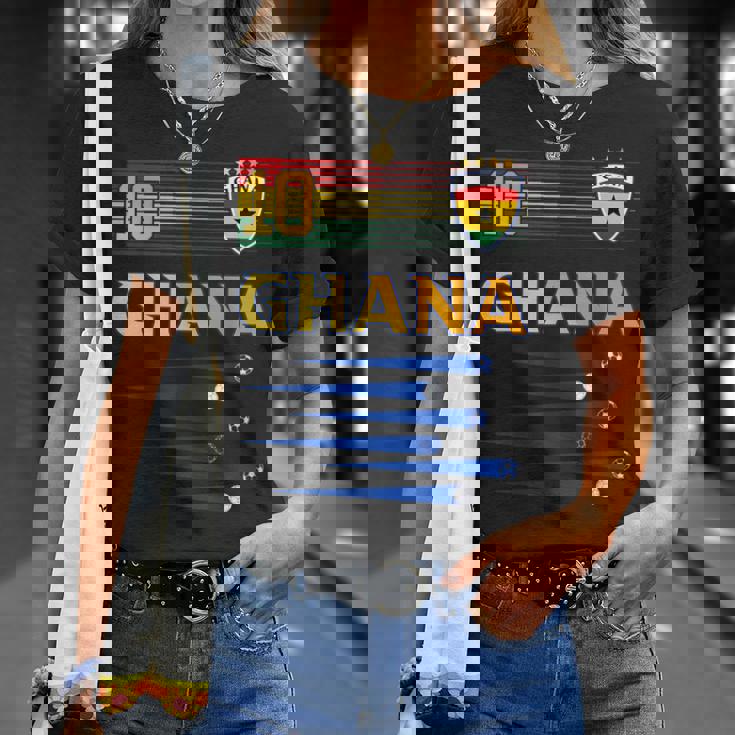 ガーナ サッカージャージ ガーナ国旗 サッカー愛好家 Tシャツ 彼女への贈り物