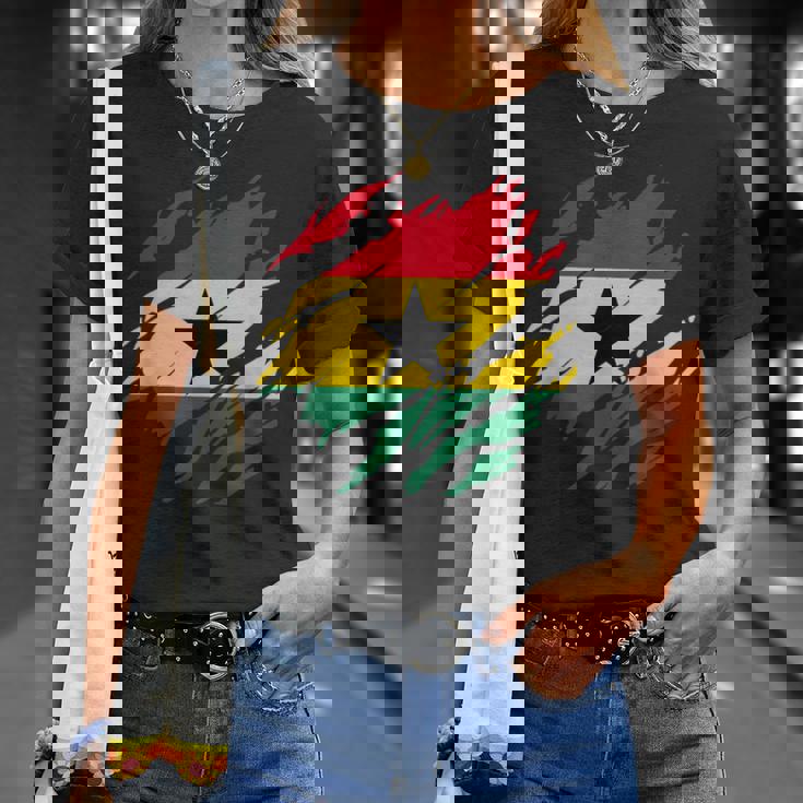 ガーナの国旗ガーナ Tシャツ 彼女への贈り物