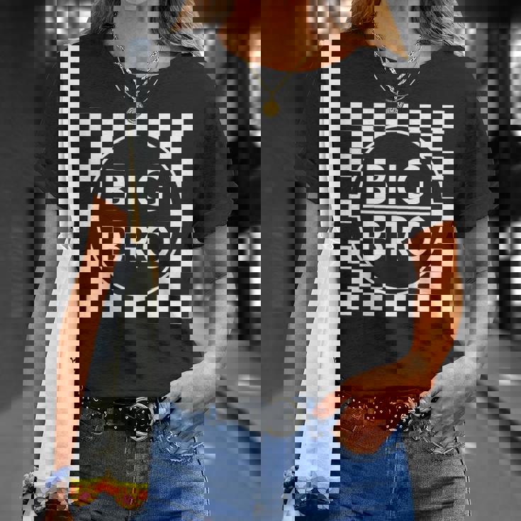 キッズ Big Brother シャツ 男の子 幼児 Big Bro アナウンスメント チェック Tシャツ 彼女への贈り物