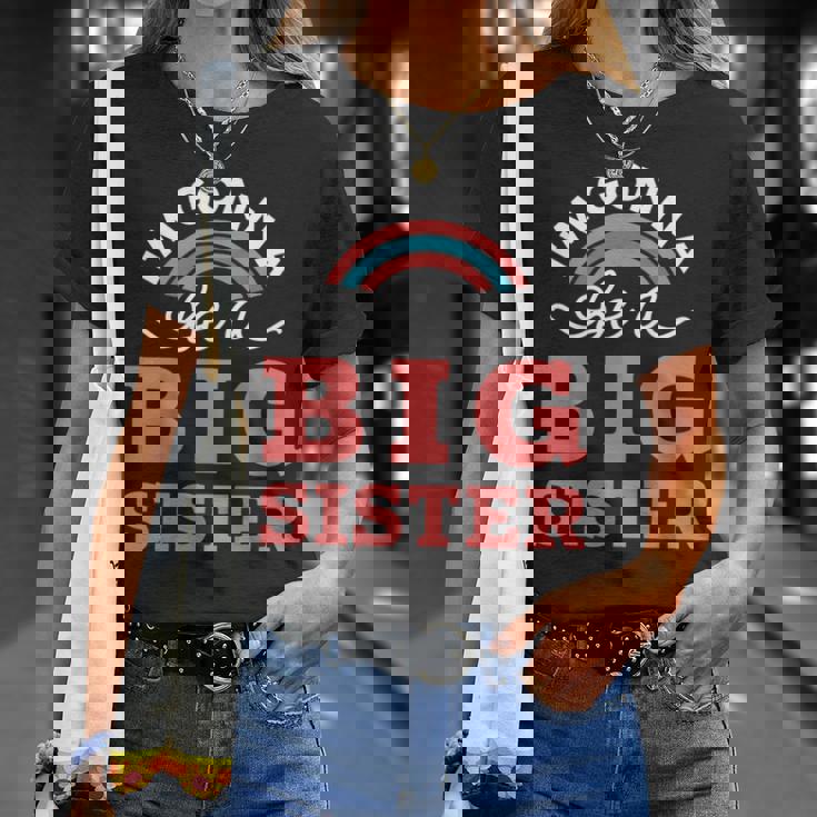 キッズ 幼児用シャツ Im Gonna Be A Bigister Tシャツ 彼女への贈り物