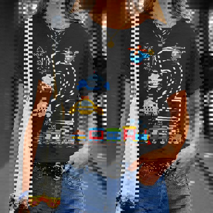 キッズトラック 電車 2歳の誕生日パーティー 幼児 2歳 誕生日 Tシャツ 彼女への贈り物