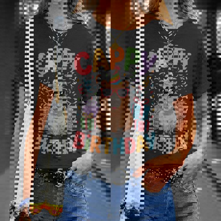 キャッピー・バースデー・カピバラ愛好家 バースデー・カピバラcappy Birthday Tシャツ 彼女への贈り物