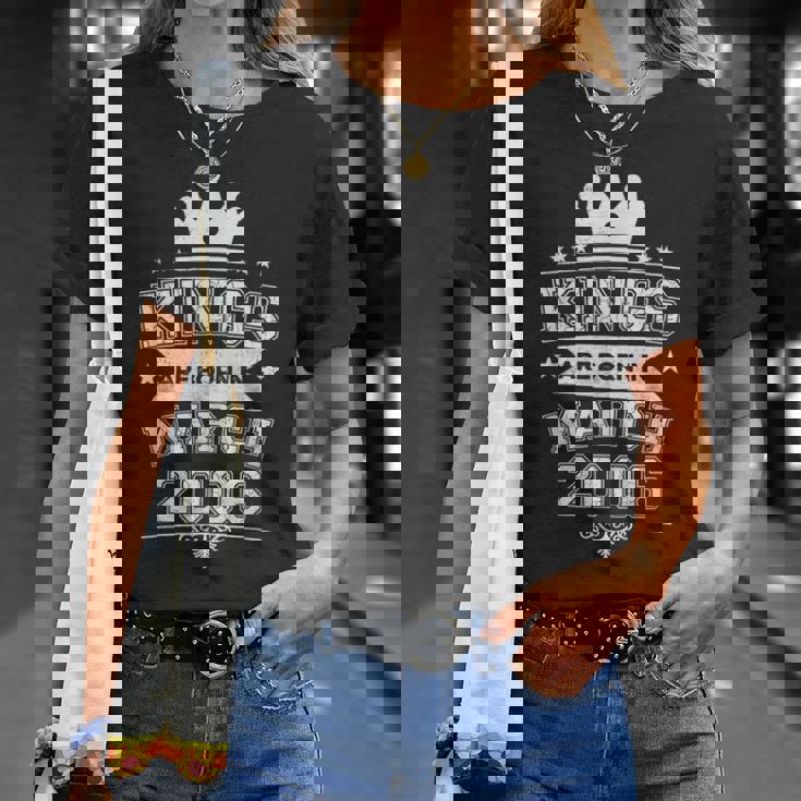 キングスは2006年3月に誕生 20歳の誕生日 男性 男の子 Tシャツ 彼女への贈り物