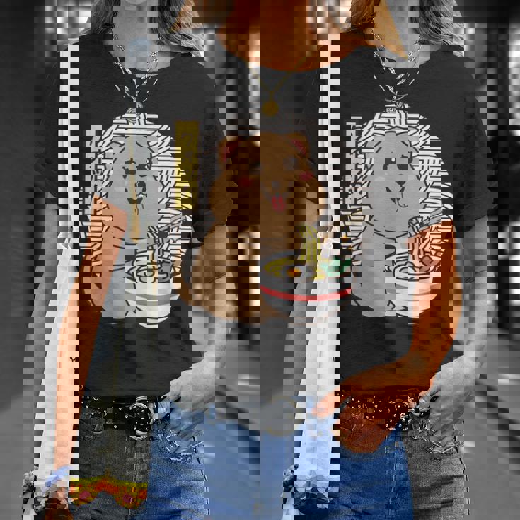 クオッカ、ラーメンを食べるクオッカ、クオッカカワイイ、クオッカ Tシャツ 彼女への贈り物