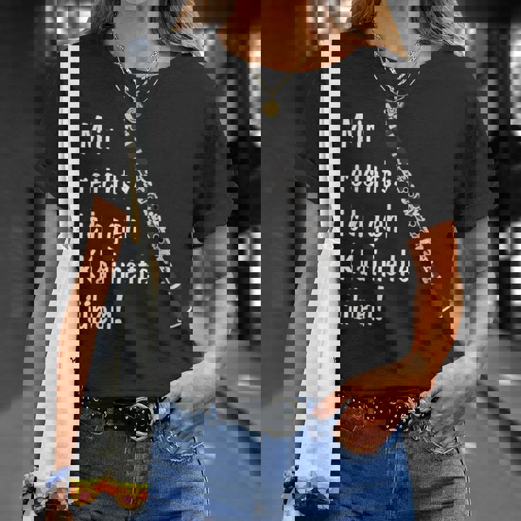 クラリネット クラリネット 楽器のことわざ Tシャツ 彼女への贈り物