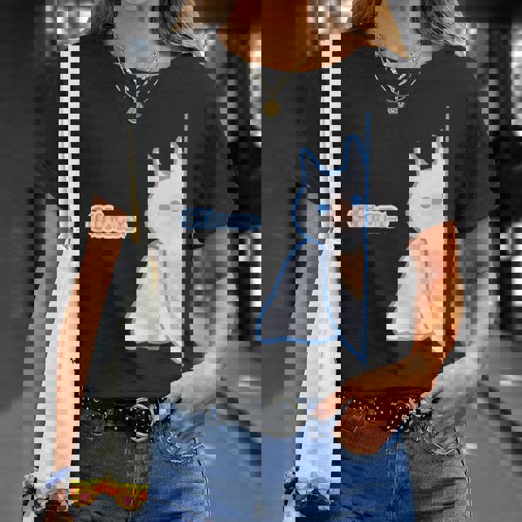 クリオネ『あそぶ？』【どうぶつ フレンズ】ポップ ゆるくて かわいい キャラ イラスト Tシャツ 彼女への贈り物