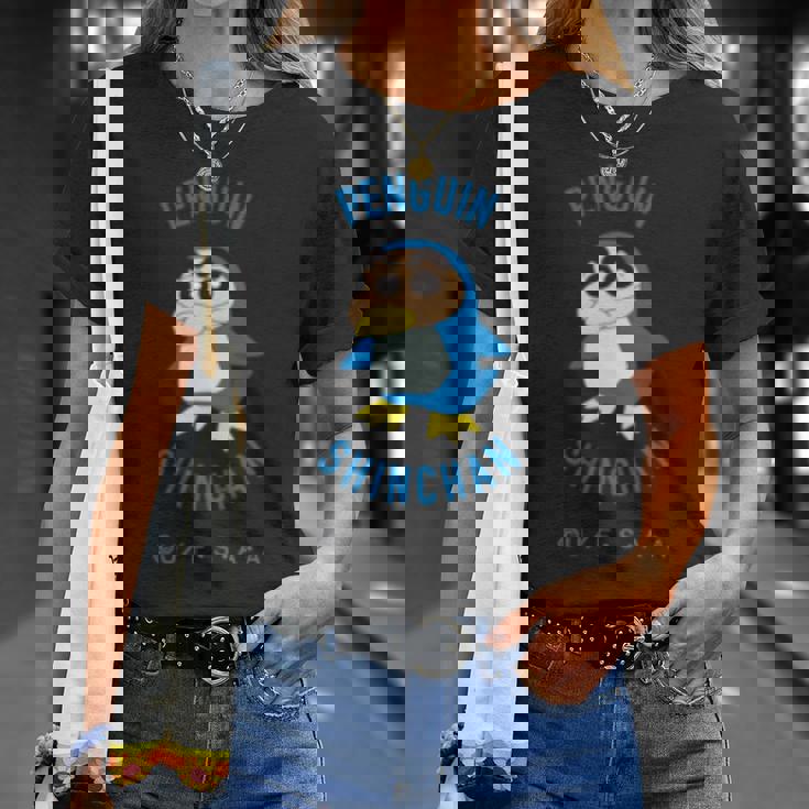 クレヨンしんちゃん ぺんぎんしんちゃん ワンポイント 長袖tシャツ Tシャツ 彼女への贈り物