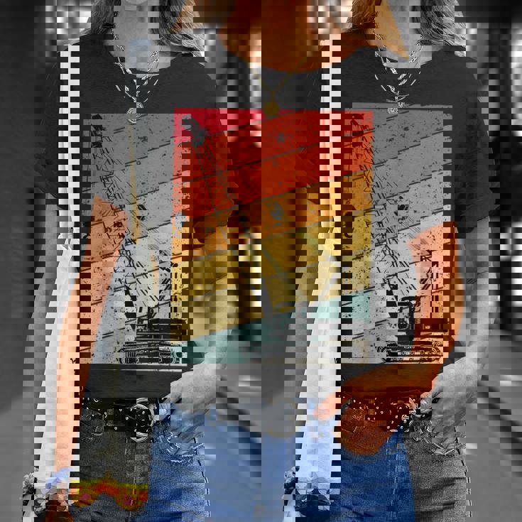 クレーン オペレーター 重機 おもしろい 建設 クレーン Tシャツ 彼女への贈り物