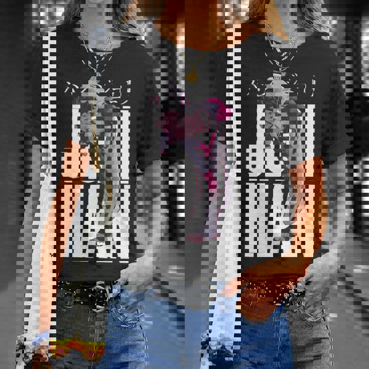 ゲーマープレイヤー愛好家向けジュリハンキャラクター 長袖tシャツ Tシャツ 彼女への贈り物