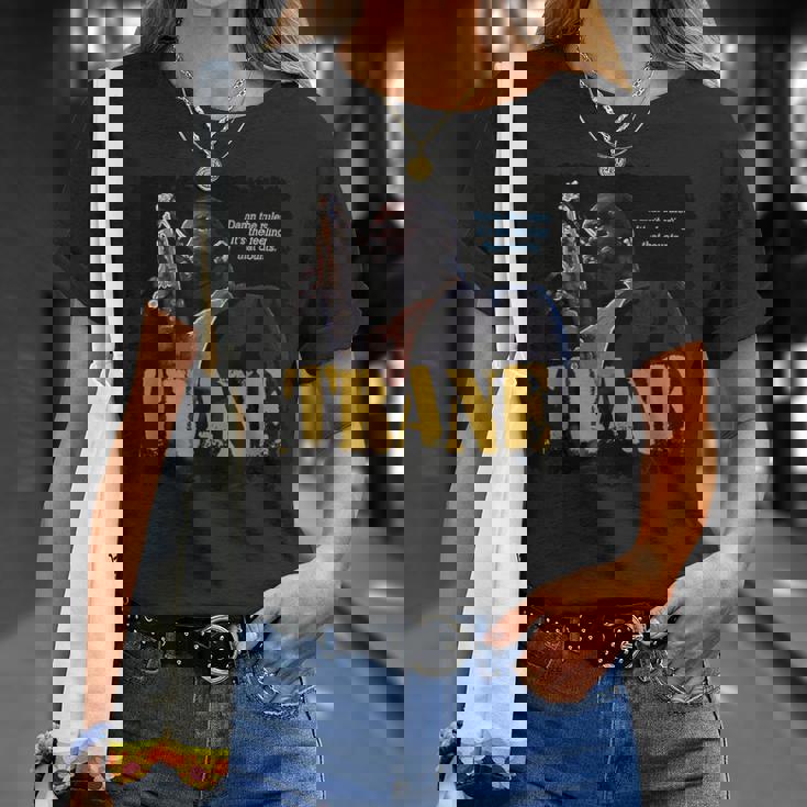 コルトレーン・ジャズ・ウィズム・サクソフォーン奏者 Tシャツ 彼女への贈り物