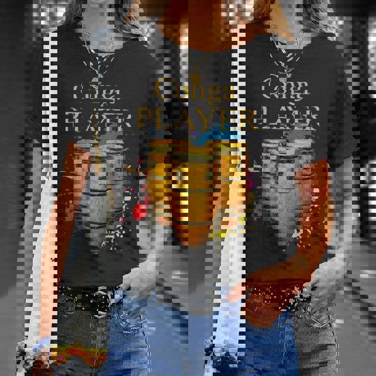 コンガコンガ奏者ミュージシャン Tシャツ 彼女への贈り物