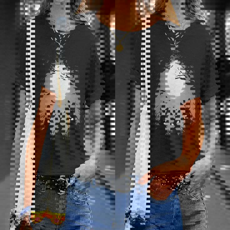 ゴス エモ 不気味 かわいい ウサギ ホラー Tシャツ 彼女への贈り物