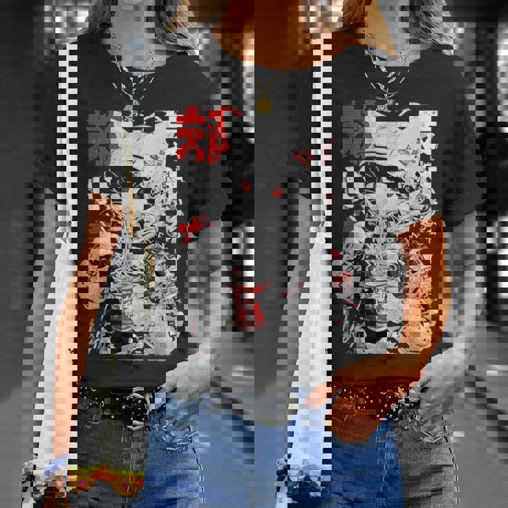 サイバーパンク 宇宙 猫ラーメン 日本のストリートウェア Tシャツ 彼女への贈り物