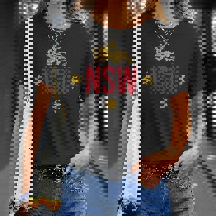 サウスウェールズ Nsw ライオンフラッグ オーストラリア Tシャツ 彼女への贈り物