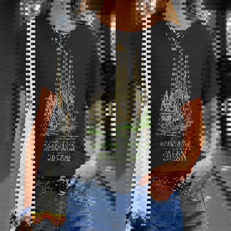 サグラダ・ファミリア バルセロナ Tシャツ 彼女への贈り物