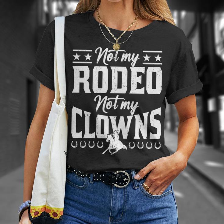 サーカスティック・ノット・マイ・ロデオノット・マイ・クラウンズ・ホース 長袖tシャツ Tシャツ 彼女への贈り物