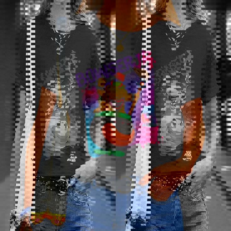 ザ・スーパーマリオギャラクシー・ムービー Bowser Jr Takes Over 長袖tシャツ Tシャツ 彼女への贈り物